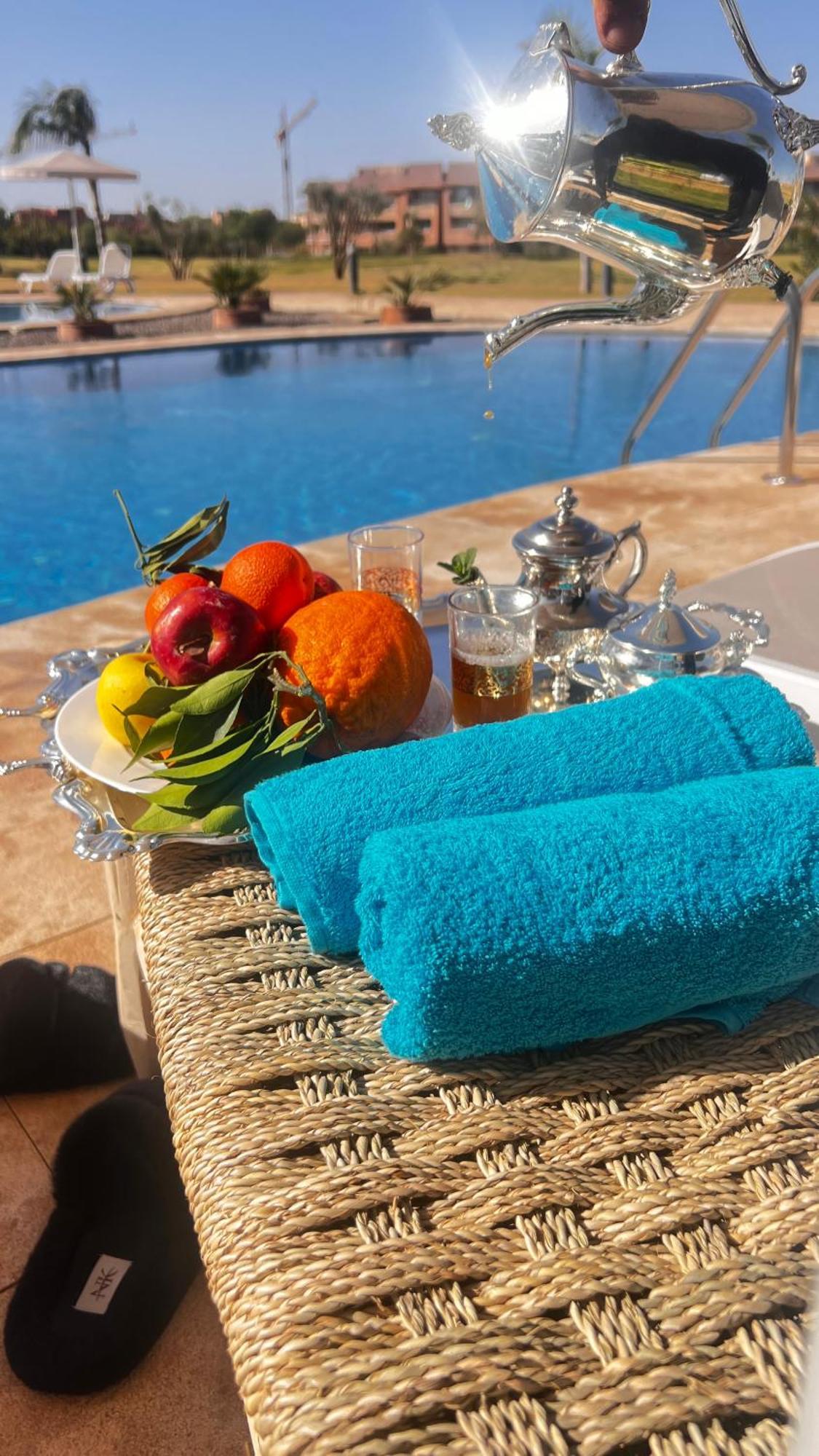 Prestigia,golf, Lux Rez-de-chaussee, Jardin En Face De La Piscine Et Golf Ideal Pour Passer Des Bons En Famille Marrakesh