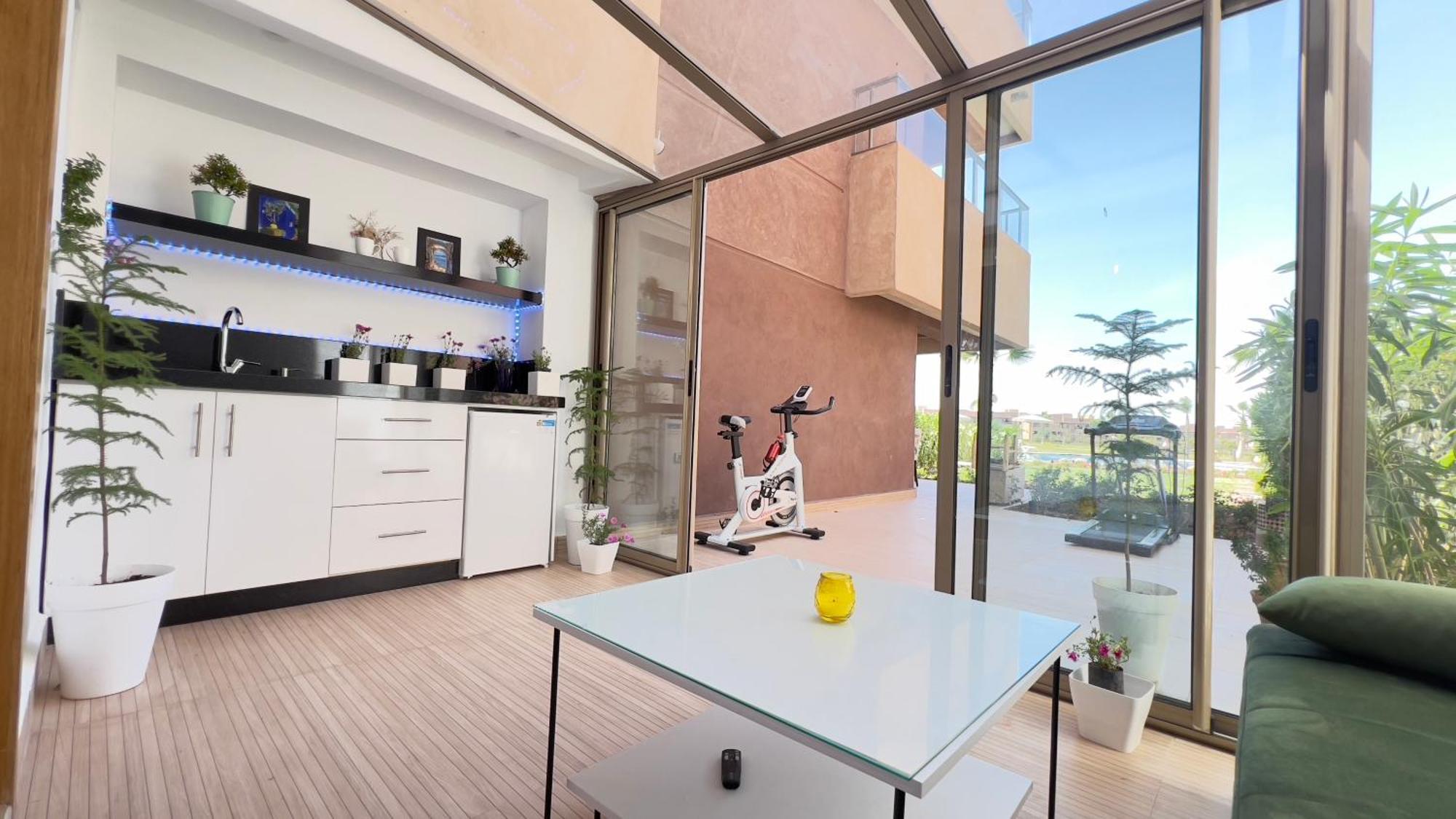 Prestigia,golf, Lux Rez-de-chaussee, Jardin En Face De La Piscine Et Golf Ideal Pour Passer Des Bons En Famille * Marrakesh