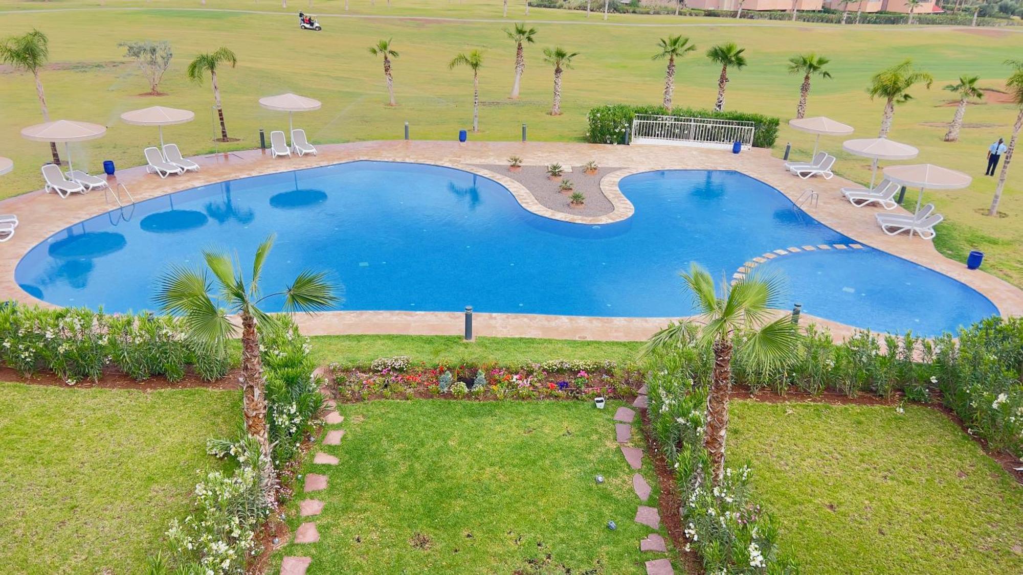 Appartement Prestigia,golf, Lux Rez-de-chaussee, Jardin En Face De La Piscine Et Golf Ideal Pour Passer Des Bons En Famille Marrakesh